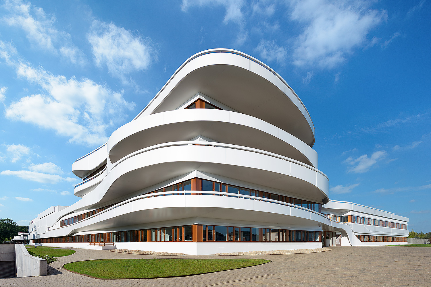 Firmengebäude Kaffee Partner - moderne Architekturfotografie