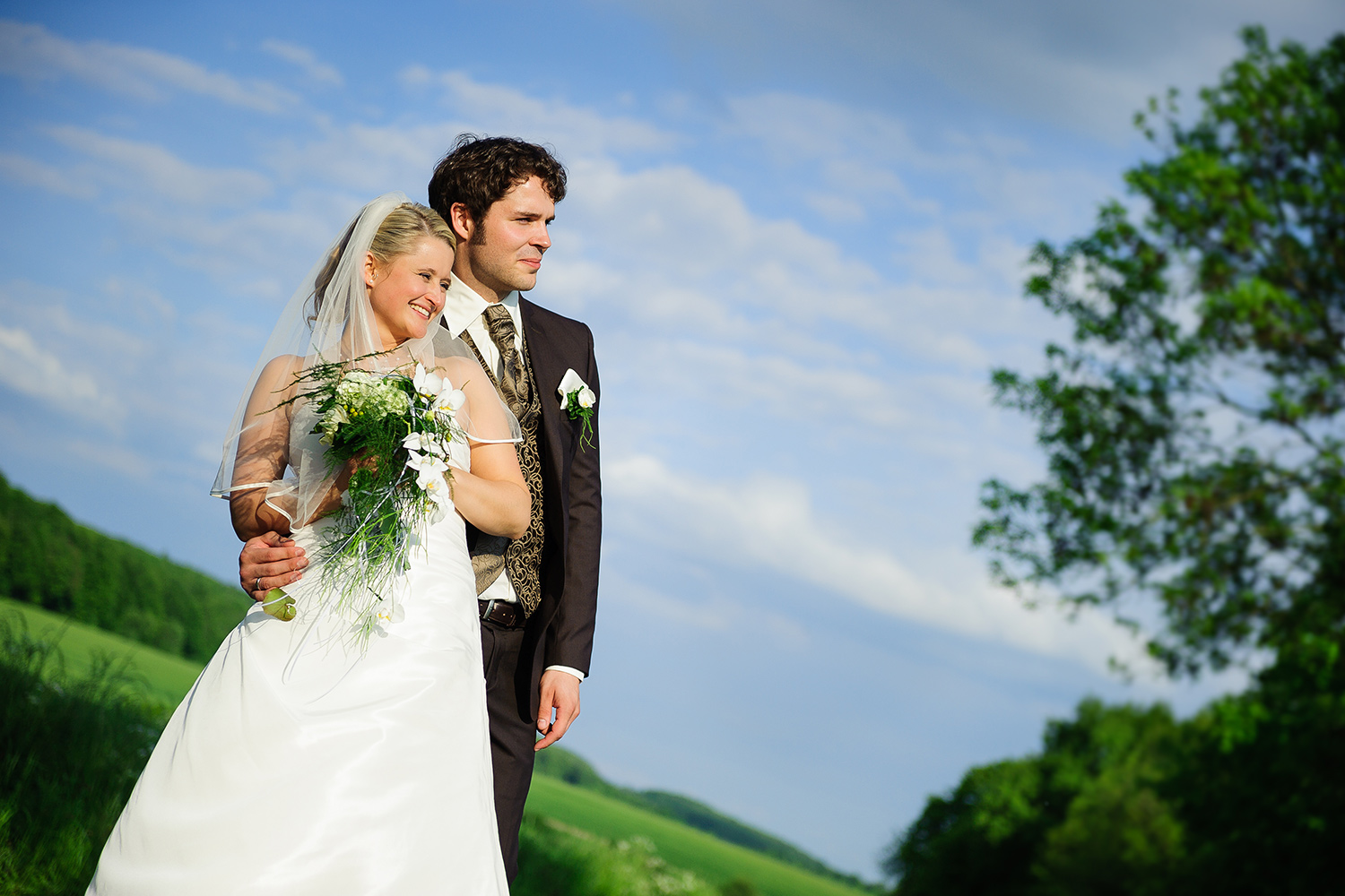 Natürliche Hochzeitsfotografie als Reportage oder Fotodokumentation