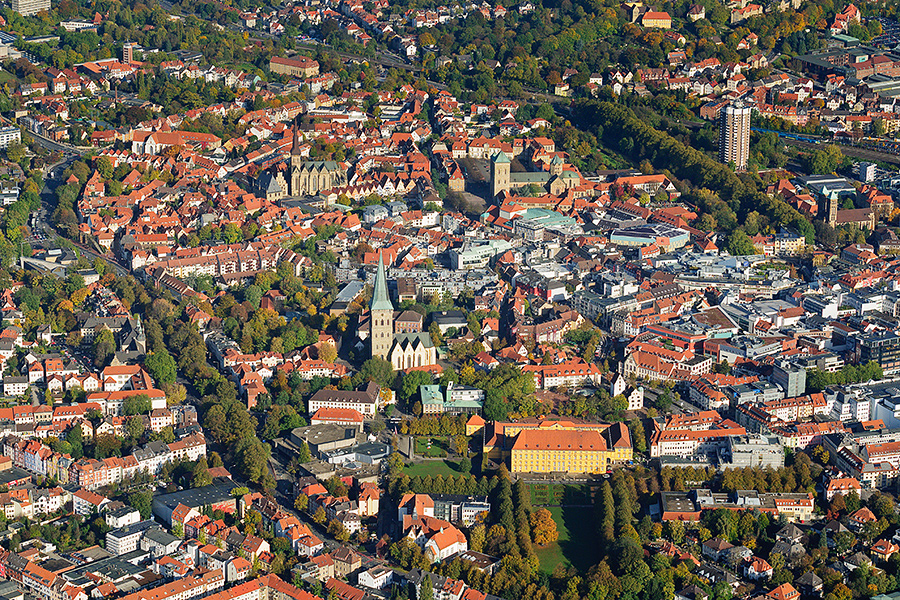 Luftbild Fotoworkshop in Osnabrück für fortgeschrittene Fotografen