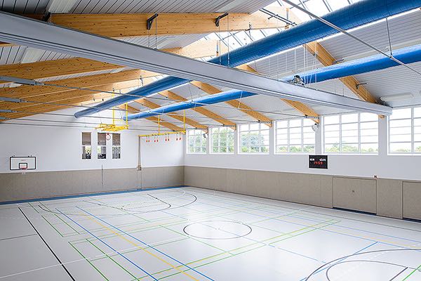 Als Architekturfotograf auf Spiekeroog - Sporthalle Hermann Lietz Schule